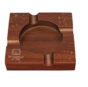Cenicero de Aluminio Hecho a Mano con Tapa de Latón, Diseño Jaali, Cuadrado, Sin Humo, Accesorio Premium para Fumar, Estilo Americano, para Uso en Casa y Auto - Product Image 1