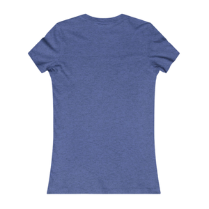 T-shirt pour femme en coton doux à manches courtes et col rond, motif « Family Legacy » bleu chiné, design « Mom », vêtement décontracté et tendance pour tous les jours - Product Image 2
