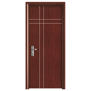 Porte d'entrée en MDF bois, design moderne, étanche, couleur personnalisée, ouverture coulissante, fabrication vietnamienne directe, modèle le plus populaire - Product Image 1