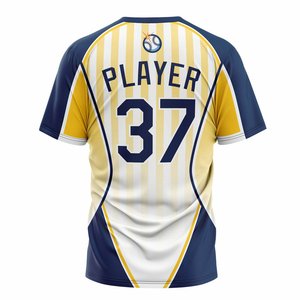 Camiseta Deportiva Personalizada de Manga Corta para Hombre |   Camiseta Deportiva Ligera para Fanáticos del Béisbol - Product Image 5