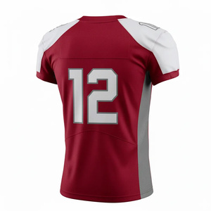 Maillot de football américain personnalisé pour équipes – Service d'usine OEM/ODM – Maillot de football américain en mesh de qualité supérieure - Product Image 2