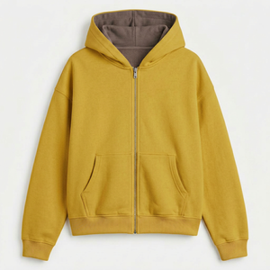 Sudaderas con Cremallera para Hombre, las Más Vendidas, Casuales, con Cremallera Completa, con Personalización de Marca, Servicio OEM de Alta Calidad, Suministro Directo de Fábrica - Product Image 2