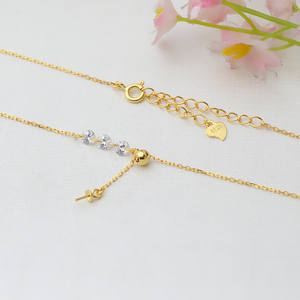 Collar con Colgante de Plata S925 para Mujer, Cadena Ajustable para Clavícula con Soporte para Perla Vacía para Joyería DIY - Product Image 3