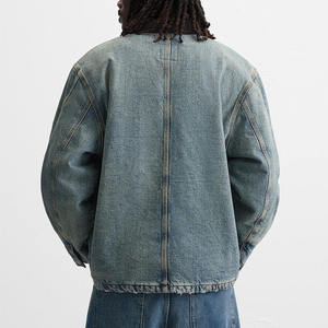 Private Label Men Winter <b>Jackets</b> Oem Service Men Jeans <b>Jackets</b> Adults Wear Men Jeans <b>Jackets</b> - Product Image 3