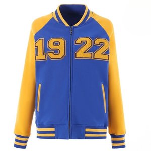 Chaqueta Universitaria de Felpa Sigma Gamma Rho 1922 con Bordado Chenille, Ropa de Sororidad Griega para Mujer, Premium - Product Image 2