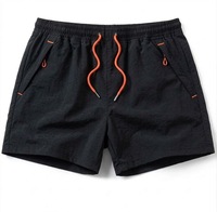 Shorts pour hommes de qualité supérieure avec cordon de serrage à embout métallique, dernière mode et tendance, en polyester/nylon, décontractés, teints unis