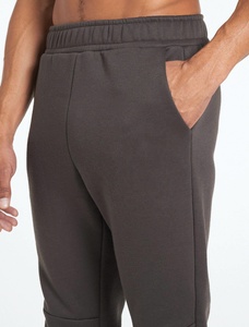 Ensemble de jogging unisexe en molleton de haute qualité 440 g/m², pantalon de survêtement décontracté pour homme, taille mi-haute, sans cordon, en coton, coupe ajustée - Product Image 4