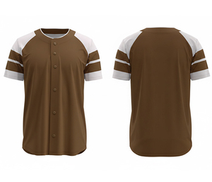 โลโก้และตัวเลขแบบกำหนดเอง |   เสื้อเบสบอลทีมขายส่ง แขนสั้น ผ้าโพลีเอสเตอร์ ระบายอากาศ แห้งเร็ว สำหรับฤดูร้อน - Product Image 2