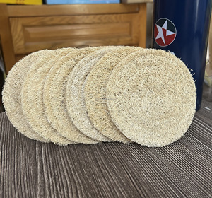 Posavasos de Luffa Natural Ecológico para Tetera, Aislante Térmico de 2 Capas, Tamaño Personalizable, Uso en Cafeterías, Hecho en Vietnam - Product Image 6