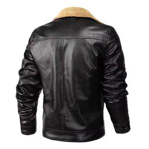 Blouson aviateur en cuir de cheval véritable sur mesure OEM pour hommes avec doublure 100% coton, blouson bomber en cuir véritable de haute qualité - Product Image 2