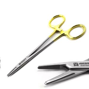 Instruments de microchirurgie dentaire : porte-aiguilles, pinces, ciseaux, pinces à épiler, manche de scalpel - Product Image 3