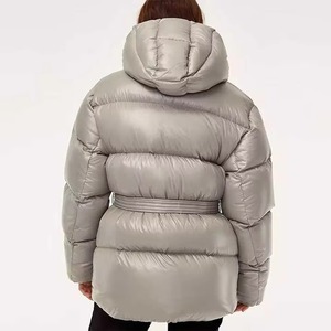 Hot Sale Shiny Thick Warm Winter <b>Cropped</b> Down <b>Jacket</b> Plus Size Coat Streetwear Classic Zipper up Women <b>Puffer</b> <b>Jacket</b> 2026 - Product Image 2
