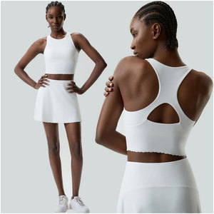 Ensemble de vêtements de tennis pour femmes, anti-transpiration, pour l'entraînement, les tournois et les compétitions de club - Product Image 3
