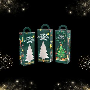 Private Custom <b>Festive</b> Sock <b>Gift</b> Box OEM Printed Folding Paper Gable Packaging With Handle Vietnam Manufacturer Factory - Product Image 3