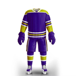 OEM Custom Team Name Ice Hockey Uniform Sportswear <b>Strings</b> Digital Print 100% Polyester Men's Adult Automated - Product Image 1