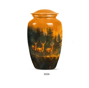 Urna Funeraria Moderna de Latón y Aluminio de Alta Calidad para Cenizas Humanas Adultas, Urna Decorativa con Tamaño Personalizable - Product Image 2