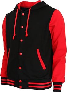 Wholesale Top Quality Customized <b>Canvas</b> Varsity <b>Jacket</b> Crew Neck Reversible Front Customizable Colors for <b>men</b> and women - Product Image 2