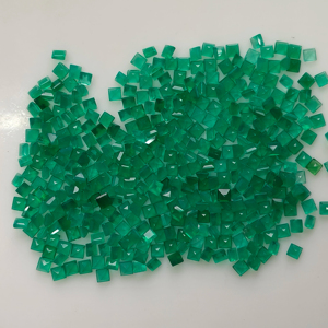 Ónix Verde Natural de 2.5MM, Corte Cuadrado Escalonado, Gema Suelta de la Mejor Calidad para Joyería - Product Image 5