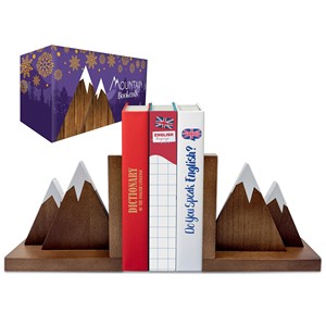 Mahogany wooden <b>bookends</b> and desk organizers OEM Custom Wholesale | Aqdus Saleem India - Product Image 1