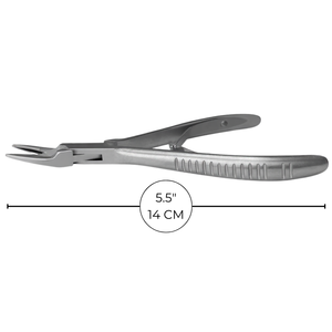 เครื่องมือตัดกระดูกบลูเมนธาล รุ่น 30 ° /45 °   5.5″ (14 ซม.) O.R. เครื่องมือผ่าตัดทางทันตกรรมทำจากเหล็กกล้าไร้สนิมเกรดสูง - Product Image 2