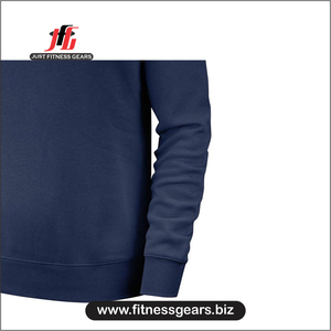 เสื้อสเวตเชิ้ตผู้ชายแบบสวมหัวรุ่นใหม่ล่าสุด ผ้าฟลีซคอตตอน 100% สีพื้น สวมใส่สบาย ระบายอากาศได้ดี เป็นมิตรต่อสิ่งแวดล้อม สามารถสั่งทำลายพิมพ์ด้านหน้าได้ - Product Image 4