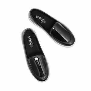 <b>Black</b> Canvas Trendy <b>Sneaker</b> WN6156 - Product Image 1