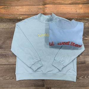 Nueva Sudadera de Cuello Alto para Mujer, 100% Algodón, Ligera, Casual y Urbana, con Logotipo Personalizado, de Secado Rápido y Transpirable - Product Image 6