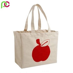 Diseñe su propia bolsa Bolsas de compras reutilizables personalizadas Reciclar bolsa de tela de lona de algodón con logotipo impreso personalizado - Product Image 4