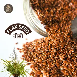 Graines de lin brunes/dorées biologiques moulues, riches en acides gras oméga-3 ALA, fibres alimentaires, nutriments, prêtes à l'emploi pour la santé cardiaque - Product Image 5