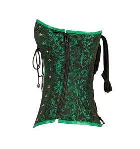 Vente en gros de hauts corsets en cuir noir sexy de qualité supérieure pour femmes, corsets pour femmes, logo personnalisé, service OEM - Product Image 2