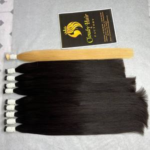 2025 Extensions de cheveux humains Double dessiné vietnamien brut cheveux vierges faisceaux couleur génie trame Extensions de cheveux expédition dans le monde entier - Product Image 2