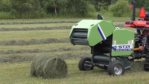Enfardadora de Heno Redonda de Alta Calidad, Máquina Agrícola para Enfardar Forraje, Alta Productividad, Uso Agrícola, Enfardadora Redonda Verde 8070 Bélgica - Product Image 4