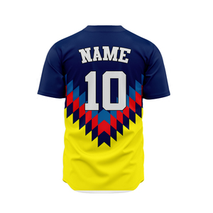 Camiseta de Béisbol Personalizada con Nombre del Equipo, Impresión Sublimada, Poliéster que Absorbe la Humedad, Manga Corta para Hombre, Ropa para Todas las Temporadas - Product Image 6