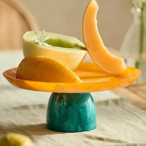 ฐานวางเค้กทรงกลมเรซิ่นทำมือ ดีไซน์ทันสมัย ปลอดสารพิษ เป็นมิตรกับสิ่งแวดล้อม ใช้กับไมโครเวฟได้ มีสินค้าพร้อมส่ง ปรับแต่งได้ เหมาะสำหรับงานแต่งงานและของหวาน - Product Image 1