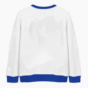 Cardigan blanc tricoté ZPB, pull d'uniforme scolaire ou universitaire, brodé, hiver, couleurs et tailles personnalisées, laine acrylique, vente en gros - Product Image 2
