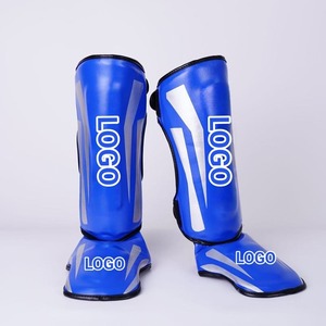 Protections de tibia en cuir PU pour boxe, MMA, Muay Thai, Karaté – Personnalisables, OEM, Prix de gros - Product Image 4