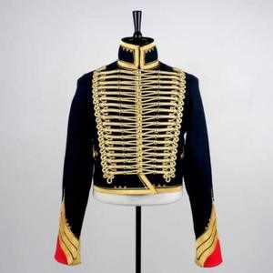 เสื้อแจ็คเก็ตฮุสซาร์ โดลเมน, เสื้อแจ็คเก็ตขนสัตว์สีดำสไตล์นโปเลียน ชุดคอสตูม - Product Image 6