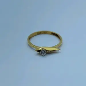 Trendy <b>Dainty</b> <b>Gold</b> <b>Ring</b> Daily Wear for Women Minimalist 22K Solid <b>Gold</b> Band <b>Ring</b> Real 916 Yellow <b>Gold</b> Fine Jewelry for Girls - Product Image 1