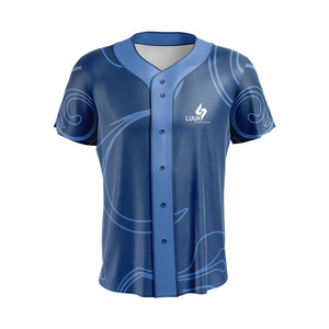 Maillots de baseball/softball personnalisés pour adultes unisexes, respirants, à séchage rapide, 100 % polyester, imprimés par transfert thermique - Product Image 4