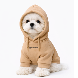 Sweat à capuche pour chiens et propriétaires, ensemble assorti, confortable et élégant, couleur caramel - Product Image 5