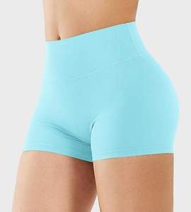 Sportswear Workout Fitness Elastic Waist Gym Biker Sweat <b>Shorts</b> <b>Seamless</b> Women Scrunch Yoga <b>Shorts</b> - Product Image 3