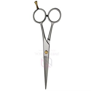 Ciseaux de coiffure professionnels 5,5 pouces, petits ciseaux de barbier en acier inoxydable, réglables, pour droitiers, avec lame de rasoir pour salon - Product Image 5