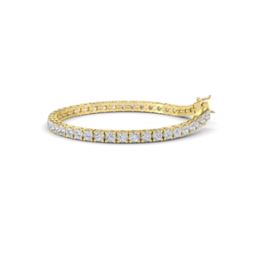 Bracelet en diamant de laboratoire taille radiant avec finition or rose et détails raffinés pour collections de joaillerie fine contemporaine - Product Image 1