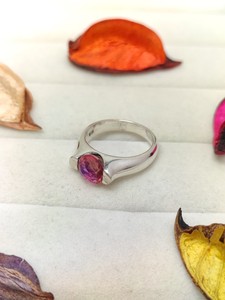 Bague Arc-en-ciel en Quartz de Feu, Bijou en Cristal Coloré, Cadeau Tendance pour Femmes et Filles, Bague de Fiançailles Élégante en Pierre Précieuse - Product Image 2