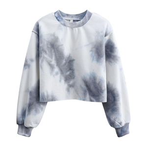 เสื้อฮู้ดดี้ผู้หญิงลายมัดย้อม ดีไซน์หรูหรา สวมใส่สบาย ทรงหลวมสไตล์สตรีทแฟชั่น พรีเมียมสำหรับฤดูหนาว - Product Image 1