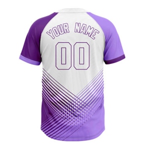 Camiseta de Béisbol Urbana Personalizada con Botones al Frente, Transpirable, Ligera, de Secado Rápido, 100% Poliéster, Impermeable - Product Image 5