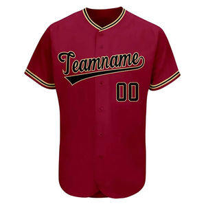 Maillot de baseball/softball personnalisé OEM pour hommes/femmes, design USA, grande taille, respirant, séchage rapide, 100% polyester - Product Image 3
