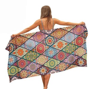 Custom Microfiber <b>Beach</b> Towel Quick Dry Lightweight Sublimation Printed Soft <b>Foldable</b> Swimming Towel with Custom Logo OEM - Product Image 6
