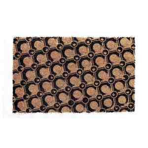 Alfombra de entrada de fibra de coco con base de goma, antideslizante y ecológica - Product Image 2