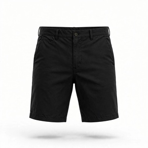 Shorts chino pour homme, écologiques, respirants, taille haute, fermeture éclair, coupe slim, décontractés, avec poches, coton extensible, export BD - Product Image 3